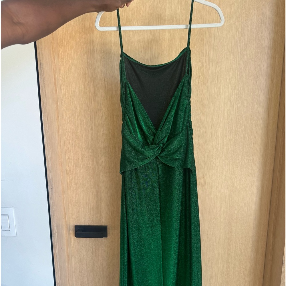 green reformation dress